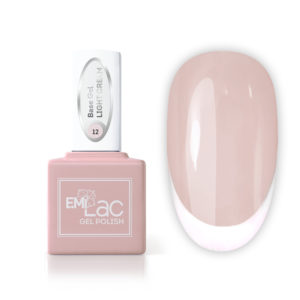 Emilac Base Gel- Light Cream #12, 9/15ml