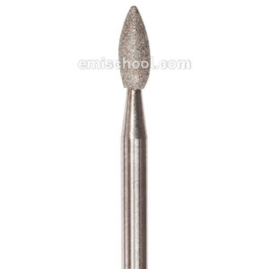 Drop-Shaped Diamond Coated Rotary File 2.7mm, Medium Abrasiveness