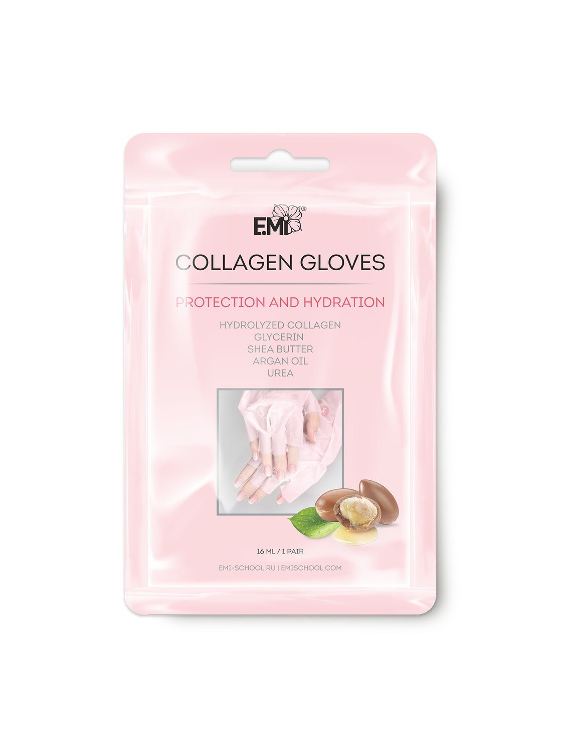 Collagen Gloves Set, 6 pcs