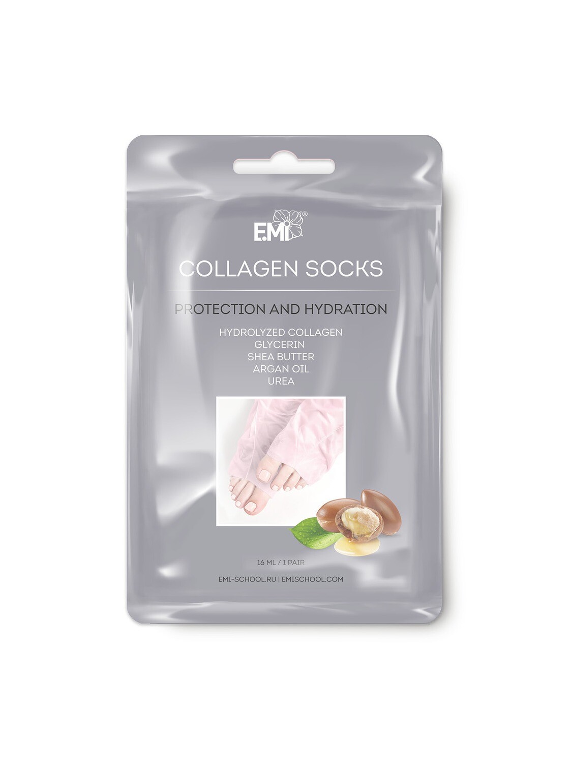 Collagen Socks Set, 6 pcs